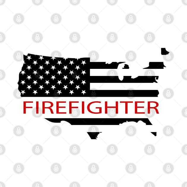 Firefighter Flag by B3pOh