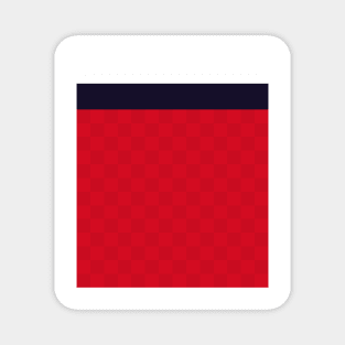 Bolton Wanderers Retro Red White Navy Away 1988 Magnet