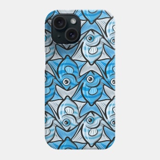 Angelfish Tessellation III Phone Case