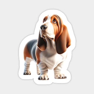 Basset Hound Magnet