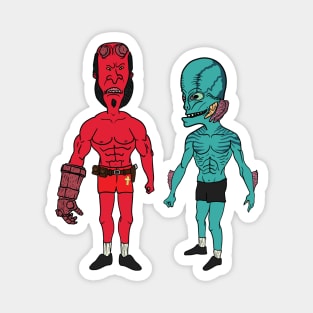 Beav Sapien & HellButt Magnet