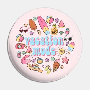 Vacation mode a groovy summer time design Pin
