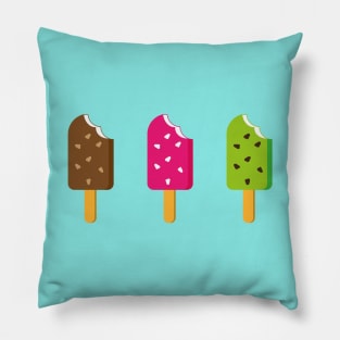 3 Ice Cream Flavors Pillow