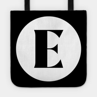 E (Letter Initial Monogram) Tote
