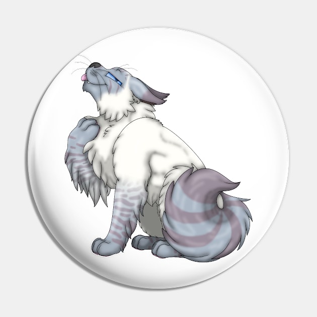 Blue Lynx Point Longhair Pin by spyroid101