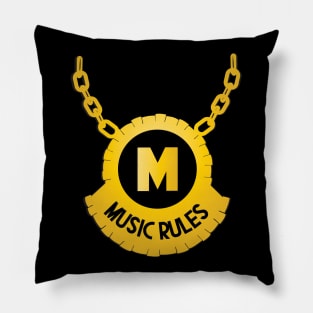 Music rules Pillow