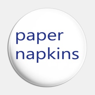 paper napkins Pin