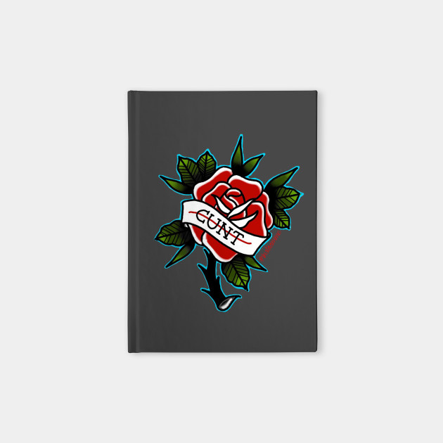 C Rose Tattoo Rose Notebook Teepublic