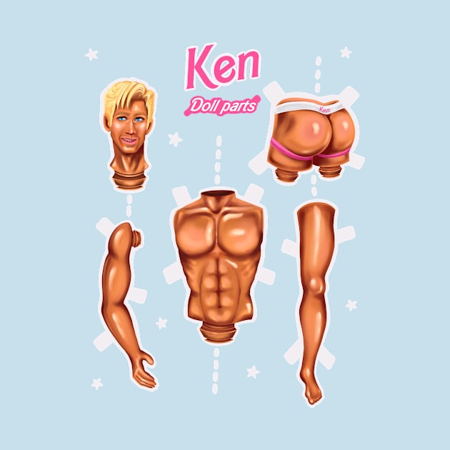 Ken- doll parts by The art of Kai