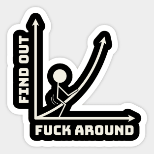 Fuck Around and Find Out Vinyl Bumper Sticker Political Sticker FREE  SHIPPING 