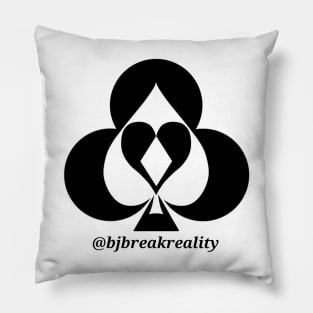 Benny James bjbreakreality logo Pillow
