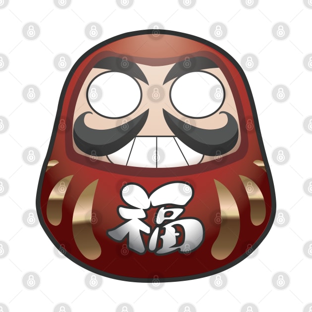 Daruma_ traditional Red by Petites Choses