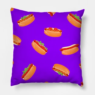 Hot Dogs Pillow