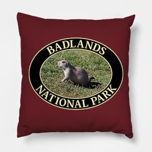 Prairie Dog at Badlands National Park in South Dakota Pillow