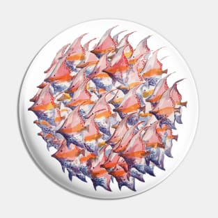 School of Fish Pin