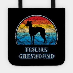 Italian Greyhound Vintage Design Dog Tote