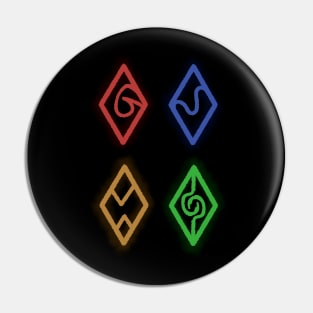 Elemental Runes (Bright) Pin