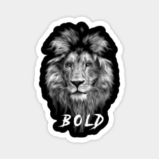 Lion head : bold Magnet