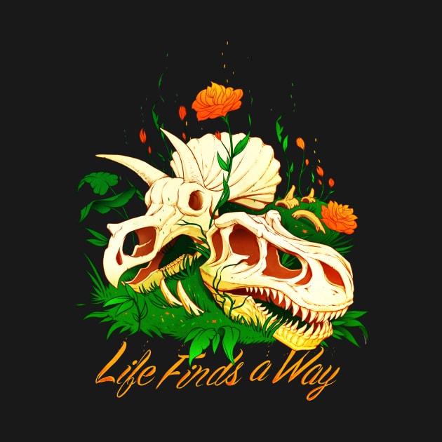 Prehistoric Skull Flower Life by Tobe_Fonseca