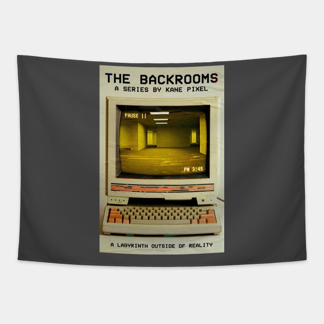 The Backrooms Tapestry by Fifty-FiveDesign