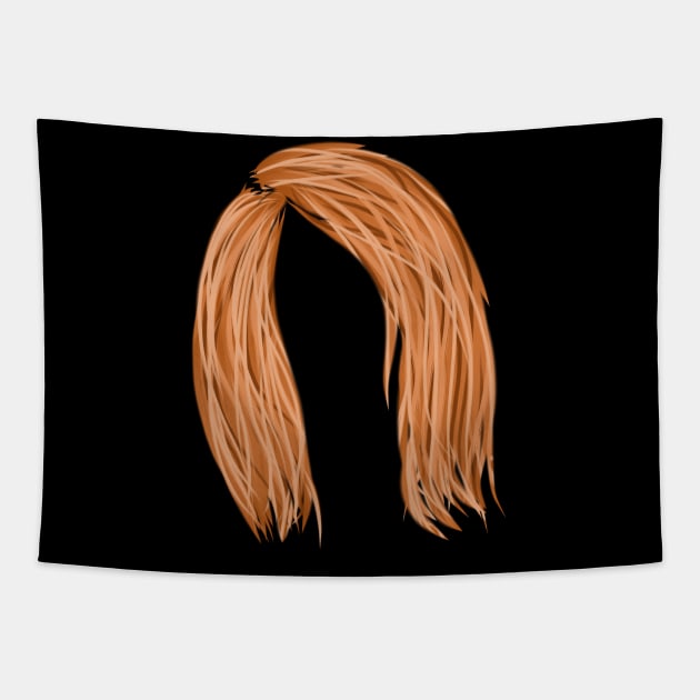 Beautiful Hair Tapestry by TANSHAMAYA