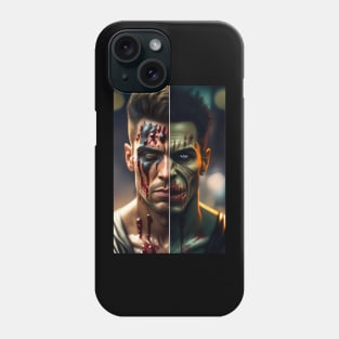 Zombie Two Face Phone Case