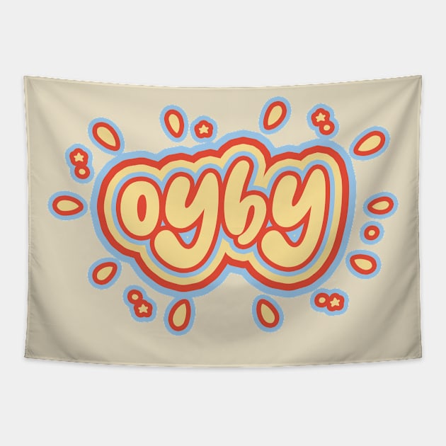 Retro Oyby Tapestry by oyby