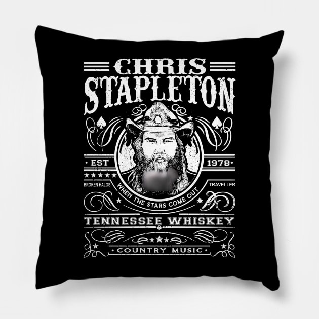 Chris whiskey Pillow by Zackstrom Studio