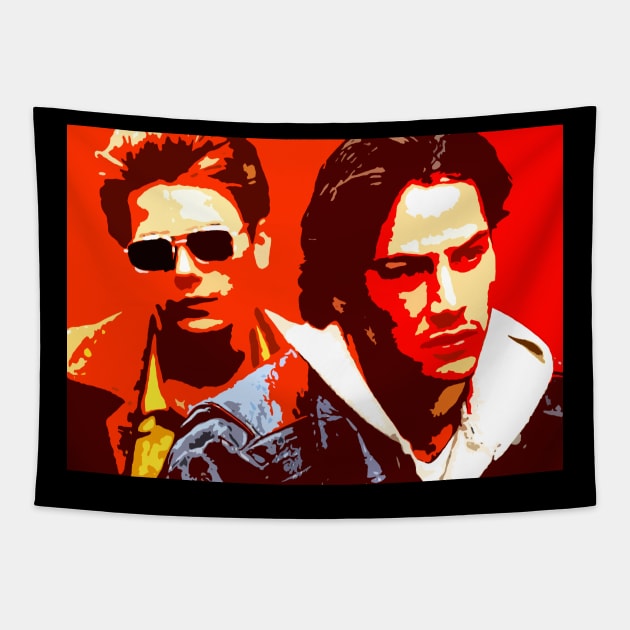 keanu reeves and river phoenix Tapestry by oryan80