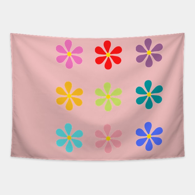 Bib Flowers Pack Tapestry by sara99