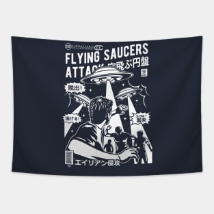 Flying Saucers Attack Tapestry