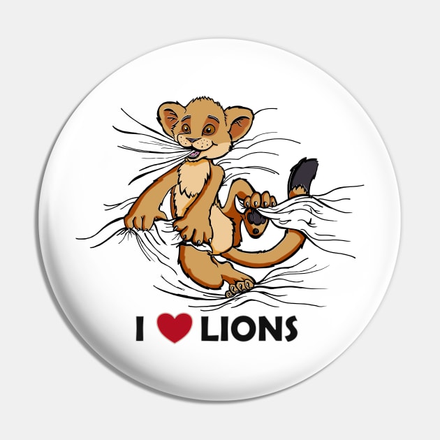 I love lions Pin by CybertronixWolf