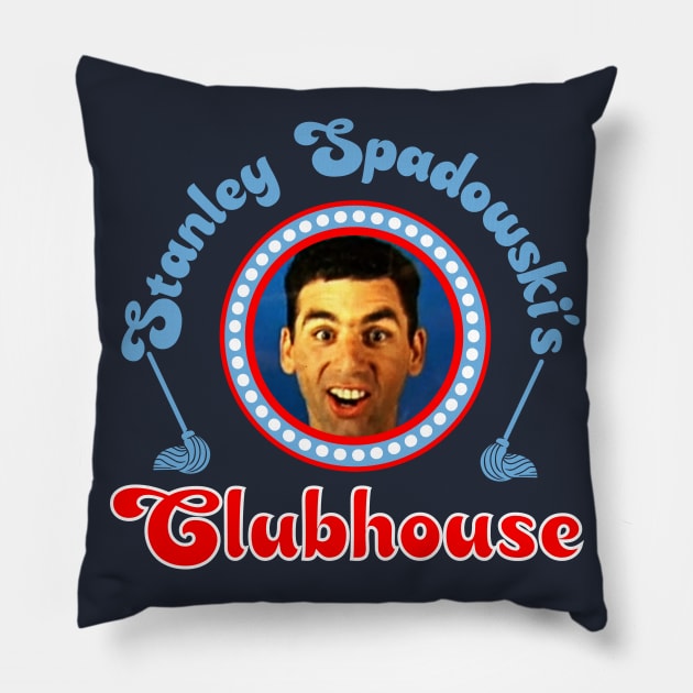 Stanley Spadowski's Clubhouse Pillow by Meta Cortex