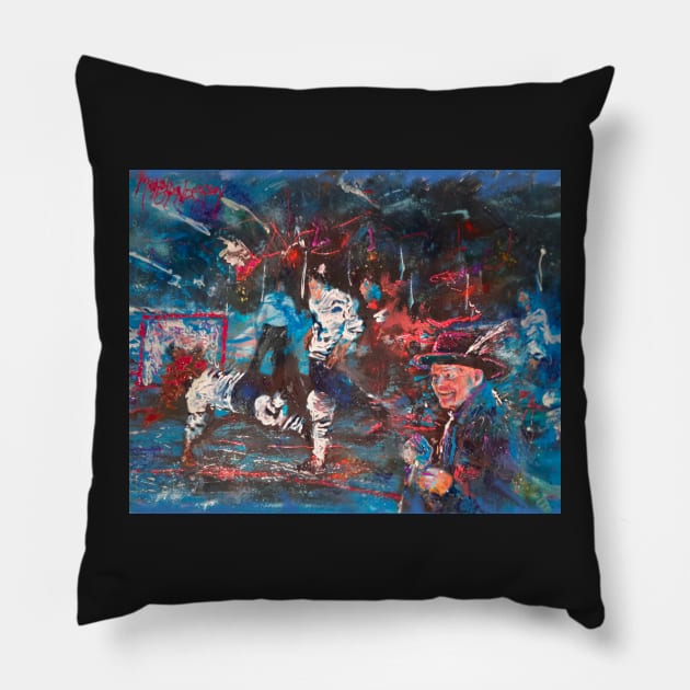 50 mission cap Pillow by mursart68