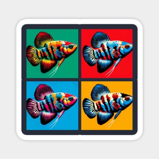 Pop Killifish - Cool Aquarium Fish Magnet