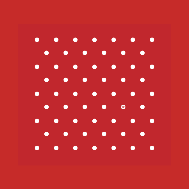 POLKA DOTS RED #minimal #art #design #kirovair #buyart #decor #home by Kirovair