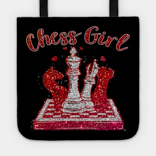 Chess Girl Chess Player Girl Gift Chess Club Tote