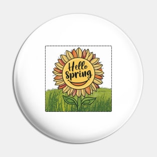 Hello spring Pin