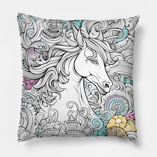 Dreamy Horse Pillow