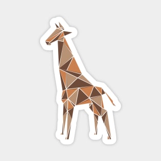 Giraffe, origami style Magnet