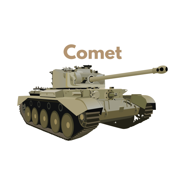 Comet WW2 British Tank by NorseTech