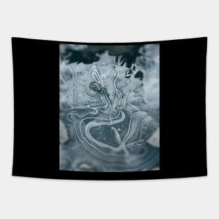 Abstract Modern Sea Rock Tapestry