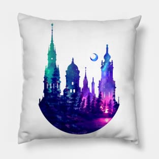 Wood Castle Pillow