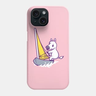 Cute Arabian Horse Sailing Sport Cartoon Phone Case