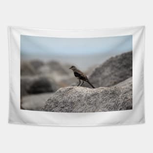 Bird On A Rock By The Sea Tapestry