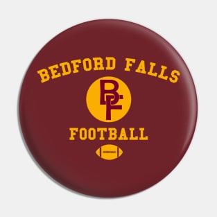 Bedford Falls Football Pin