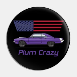 Plum Crazy USA 2 Pin
