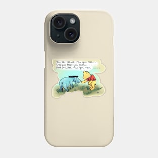 You are braver than you believe Phone Case