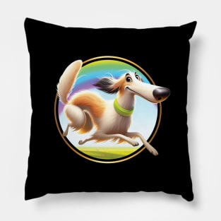 Funny borzoi. I love borzois. Pillow