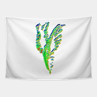 Flying Fantastic Green Creature Tapestry